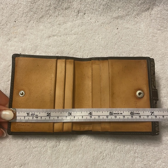 Coach Double Snap Wallet with Buckle - Classic Black C - Picture 10 of 10